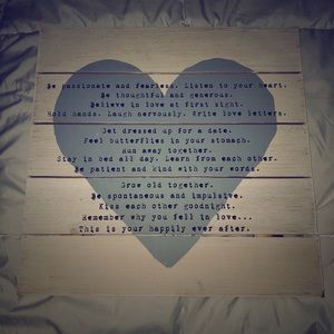 Decorated Wood Palette